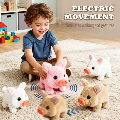 🔥LAST DAY 50% OFF 🎅Christmas Special Offer-Electric Pig Plush Realistic Toy-🎁The finest gift